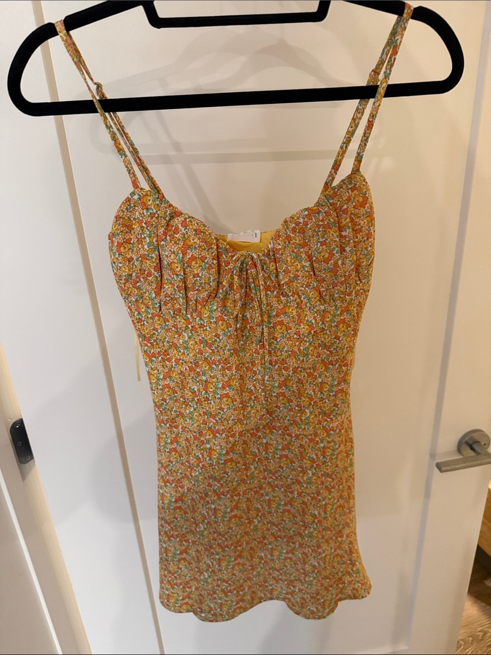 Le Lis Yellow Floral Cami Dress